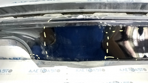 Bare rear bumper BMW 3 F30 16-18 for parking sensors, black, pressed, scratches, broken mount,