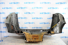 Rear panel Audi Q5 8R 09-17 set 3 parts with eyepieces, black LZ9Y