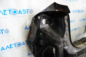 Rear panel VW Tiguan 09-17 2 parts with eyepieces, black LC9X