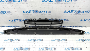 Front bumper lower grille BMW 3 F30 16-18 broken, broken fasteners, scratches