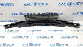 Front bumper lower grille BMW 3 F30 16-18 broken, broken fasteners, scratches