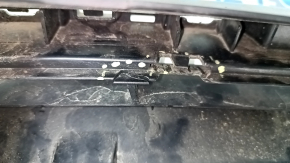 Front bumper lower grille BMW 3 F30 16-18 broken, broken fasteners, scratches