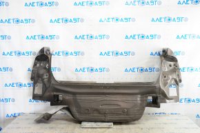 Rear panel of Audi A4 B8 08-16 sedan, with eyepieces, gray LX7R