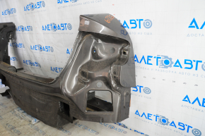 Rear panel of Audi A4 B8 08-16 sedan, with eyepieces, gray LX7R
