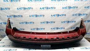 Rear bumper bare 2 parts Jeep Patriot 11-17 red PRP, cracks