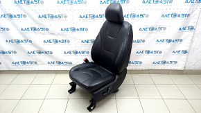 Driver's seat Ford Edge 15- with airbag, electric, heating, ventilation, leather black, Titanium, dented leather