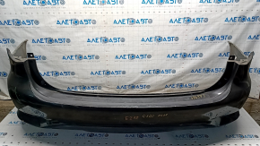 Bare rear bumper Infiniti JX35 QX60 16-rest, black KH3, without parking sensors, paint peeled off