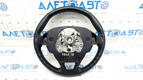 Naked steering wheel Ford Edge 19 - black leather, heated, worn, fasteners torn