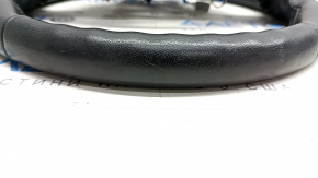 Naked steering wheel Ford Edge 19 - black leather, heated, worn, fasteners torn