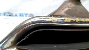 Muffler tip left Ford Fusion mk5 13-20 for 2 pipes, rusty, scuffs, dent