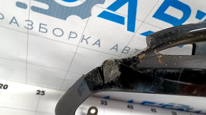 Rear bumper trim Ford Fusion mk5 13-18 for 2 pipes black gloss, crack, broken fasteners, dents, no fragment