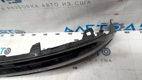Rear bumper trim Ford Fusion mk5 13-18 for 2 pipes black gloss, crack, broken fasteners, dents, no fragment