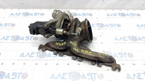Turbocharger complete with manifold BMW 3 F30 17-18 B46 97k, driftwood, wedge, for spare parts