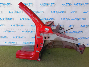 Front right quarter VW Tiguan 09-18 red, sawn off, butt