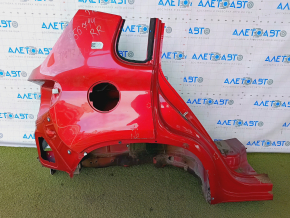 Quarter wing rear right VW Tiguan 09-18 red, sawed off, pokes