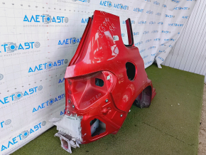 Quarter wing rear right VW Tiguan 09-18 red, sawed off, pokes
