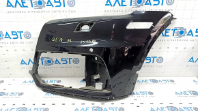 Front bare bumper left side Audi Q5 80A 18- black, for parking sensors, for headlight washers