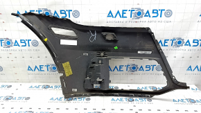 Front bare bumper left side Audi Q5 80A 18- black, for parking sensors, for headlight washers