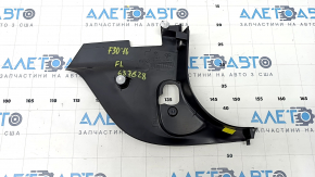 Front pillar trim lower left BMW 3 F30 12-18 black, type 2, scratch