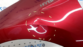 Front left wing Toyota Camry v70 18- red 3T3, bump, dent