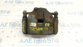 Front right caliper Hyundai Tucson 16-17 rusty