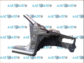 Front right quarter Mazda 3 14-18 BM silver 38P, with eyelash