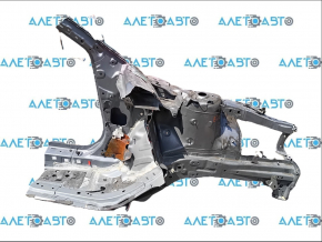 Front left quarter Mazda 3 14-18 BM silver 38P, with eyelash