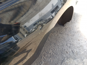 Quarter wing rear right BMW 3 F30 12-18 on the body, black, pokes