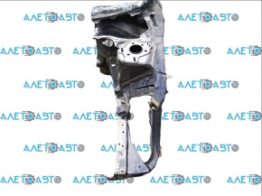 Front left quarter Honda Accord 13-17 graphite NH797M, dented threshold