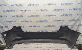 Bare rear bumper Infiniti JX35 QX60 16-rest, black KH3, without parking sensors, paint peeled off