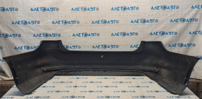 Bare rear bumper VW Jetta 15-18 USA blue LD5L, cracks