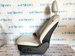 Driver's seat Ford Mustang Mach-E 21-23 with airbag, electric, heated, memory, gray leather, for cleaning, cut