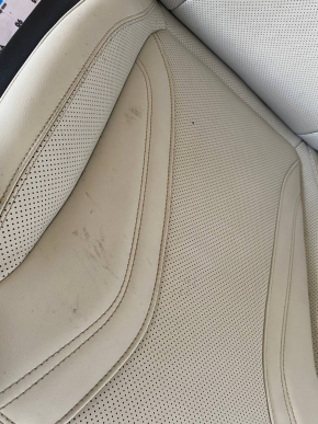 Driver's seat Ford Mustang Mach-E 21-23 with airbag, electric, heated, memory, gray leather, for cleaning, cut