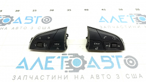 Steering wheel control buttons in assembly Audi Q5 80A 18 - for steering wheel heating, broken fasteners