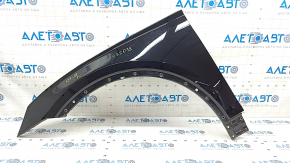 Front left wing Audi Q5 80A 18- black LY9B