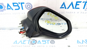 Side mirror right Toyota Camry v70 18- BSM, 7 pins, turn signal, red, scratches