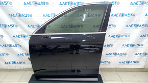 Door assembly front left Audi Q5 80A 18- keyless, black LY9B, bumpers, bumper on molding