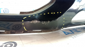 Bare front bumper Audi Q5 8R 13-17 rest, black, scratches