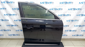Door assembly front right Audi Q5 80A 18- keyless, black LY9B, chip on glass