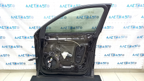 Door assembly front right Audi Q5 80A 18- keyless, black LY9B, chip on glass