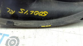 Reflector cover rear left Fiat 500L 14-17 structure, scratches, broken mount, cracked