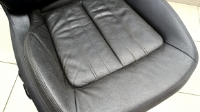 Passenger seat Audi Q5 80A 18- with AIRBAG, leather, black, electric, heated, for cleaning