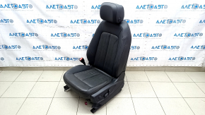 Driver's seat Audi Q5 80A 18- with AIRBAG, leather, black, electric, heated, dented, for cleaning