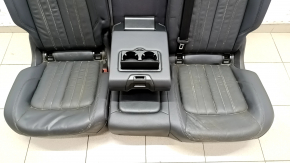 Rear row of seats 2nd row Audi Q5 80A 18- leather, black, heated, dented, dry cleanable