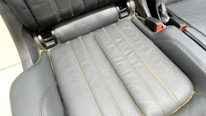 Rear row of seats 2nd row Audi Q5 80A 18- leather, black, heated, dented, dry cleanable