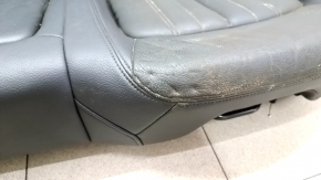 Rear row of seats 2nd row Audi Q5 80A 18- leather, black, heated, dented, dry cleanable