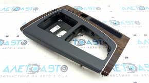 Audi Q5 80A 18-20 center console trim wood insert scratches