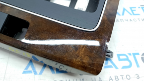 Audi Q5 80A 18-20 center console trim wood insert scratches