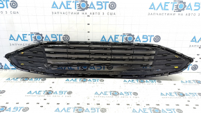 Radiator grill assembly with frame Ford Fusion mk5 17-18 sand, cracked, broken fasteners, missing fragment
