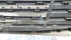 Radiator grill assembly with frame Ford Fusion mk5 17-18 sand, cracked, broken fasteners, missing fragment